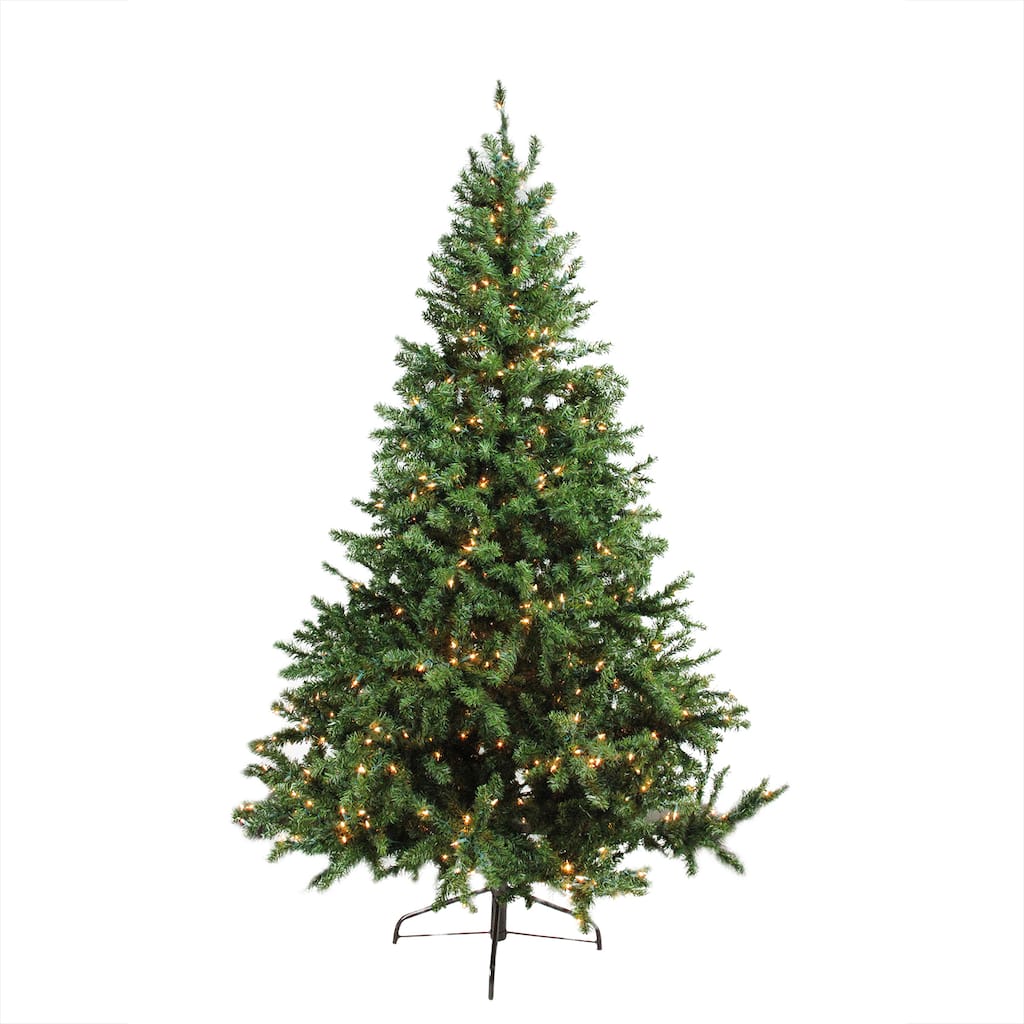 9 Ft Pre Lit Canadian Pine Artificial Christmas Tree Multi Led Lights 9 Ft Pre Lit Canadian Pine Artificial Christmas Tree Multi Led Lights Img
